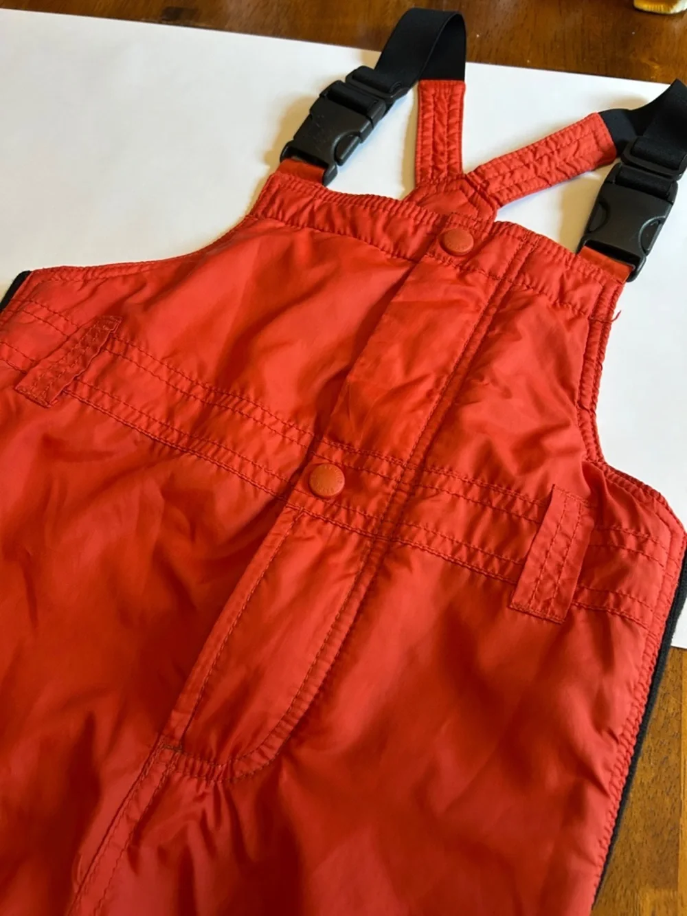 GAP Orange Insulated Bib Kids Size 5 | Ski Hunting Snow Pants